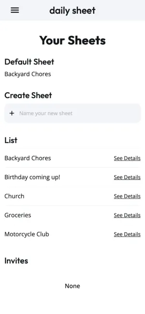 My Daily Sheet screenshot 4