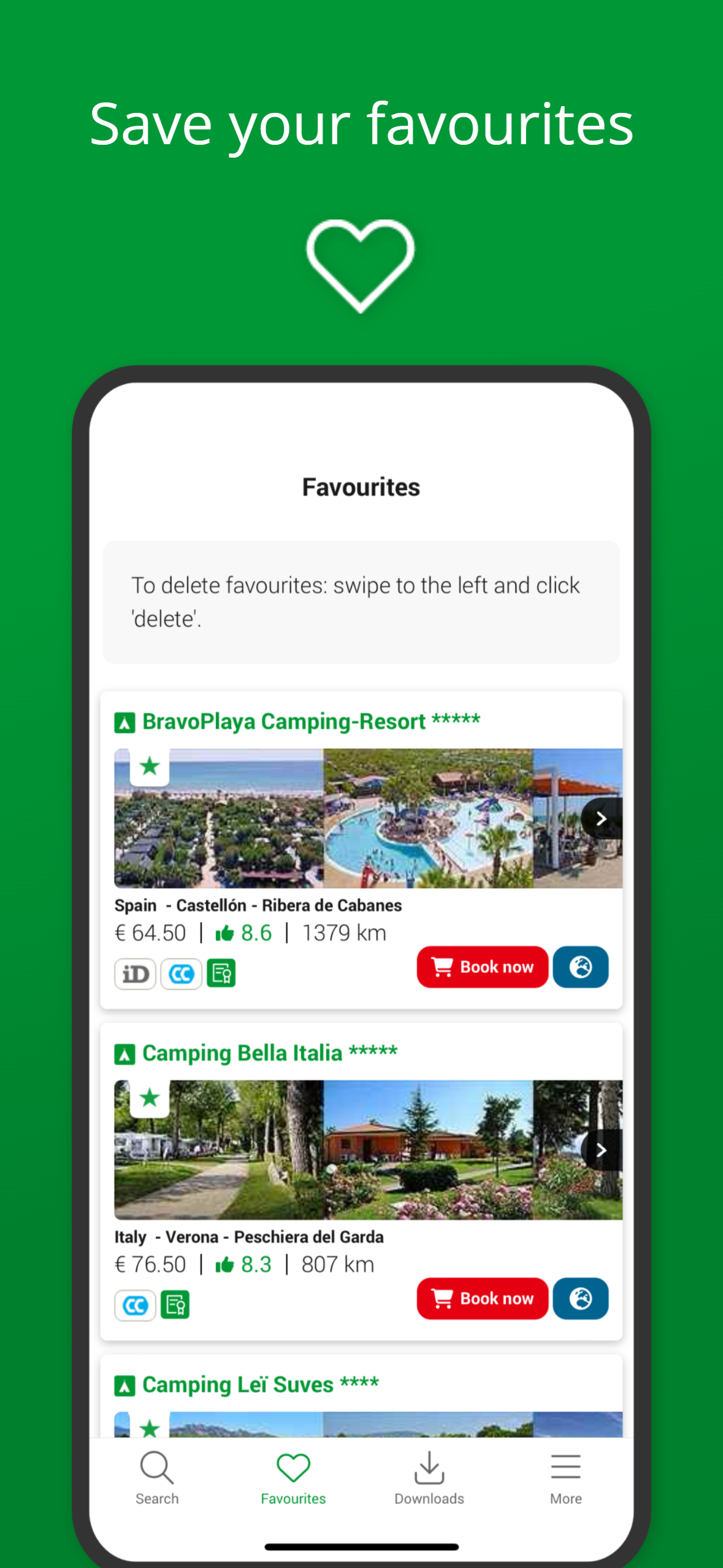 ACSI Campsites Europe