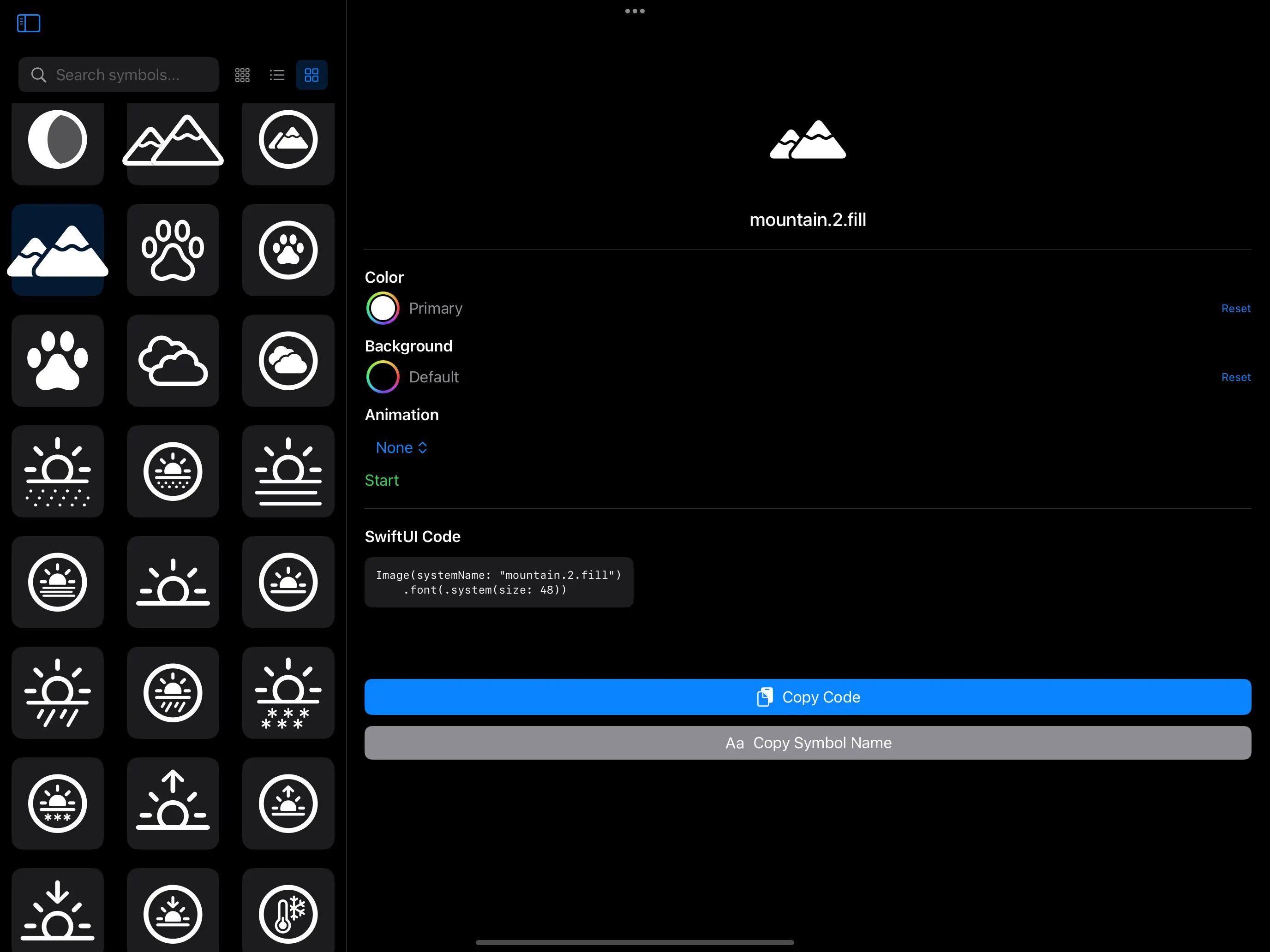 #5. SFSymView (iOS) Von: James Nerlinger