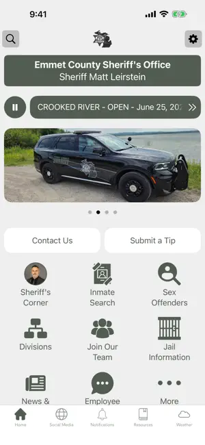 Emmet County Sheriff, MI screenshot 1