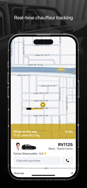 Lux Ride app screenshot 2