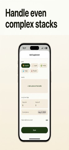 SuppAlarm: Supplement Reminder Screenshot 4 of 5