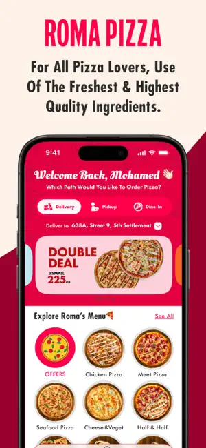 Roma Pizza Egypt screenshot 1