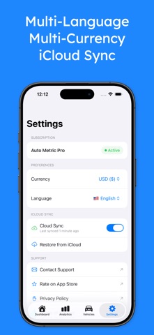 Auto Metric -  Expense Tracker Screenshot 7 of 8