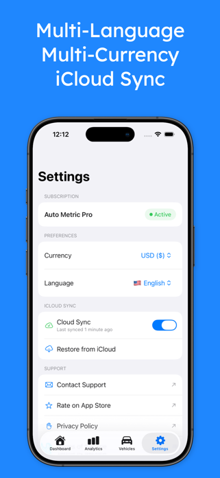 Auto Metric -  Expense Tracker Screenshot 7 of 8