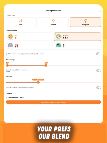 Blender Dating App Meet & Date iPad screenshot