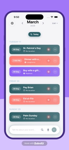 SayDate - AI Smart Calendar Screenshot 4 of 7