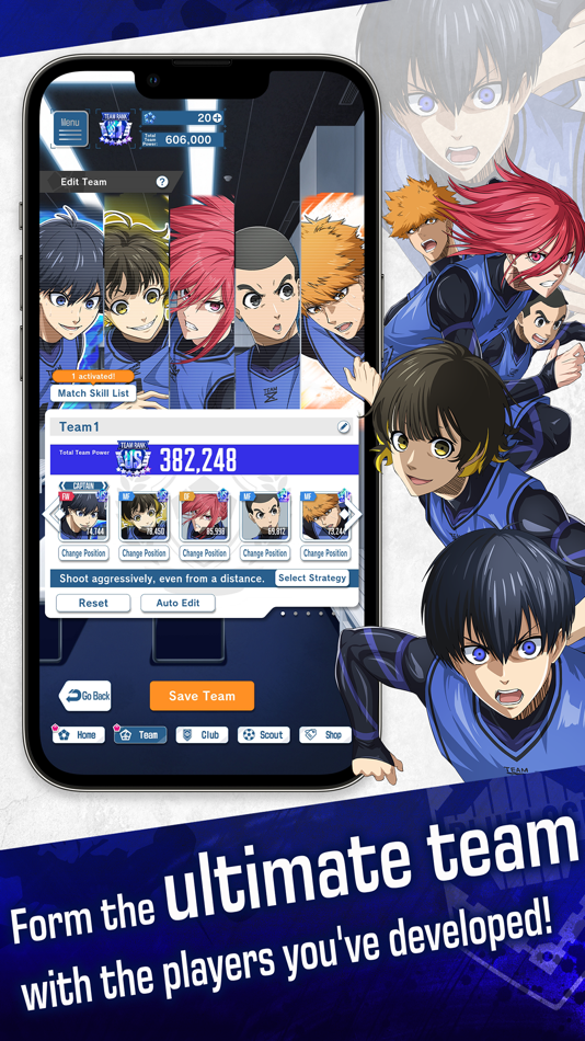 #5. BLUE LOCK PWC (iOS) Podle: Rudel inc.