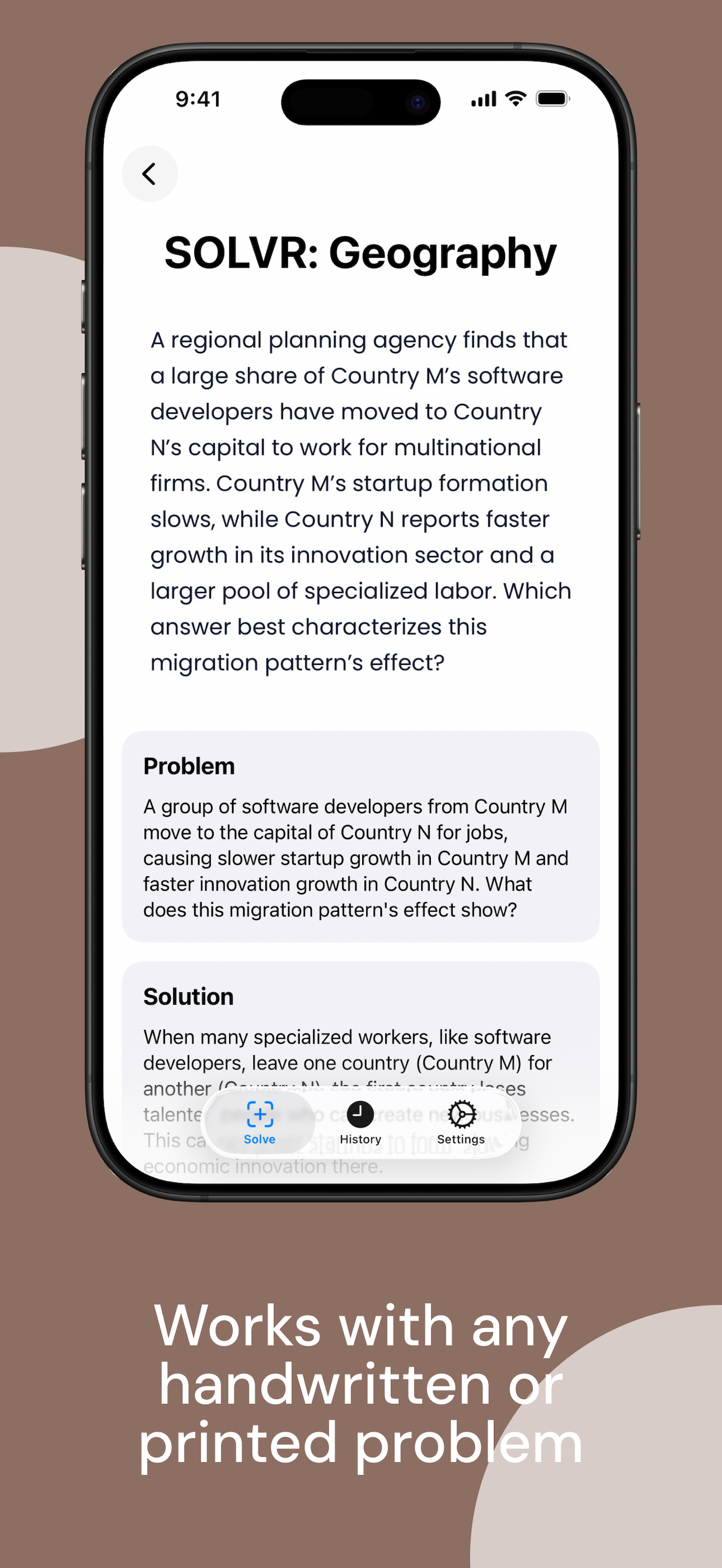 SOLVR: AI Geography Study App