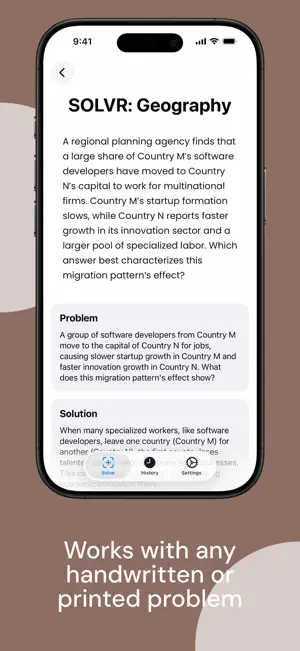Geography AI Tutor - SOLVR screenshot 4
