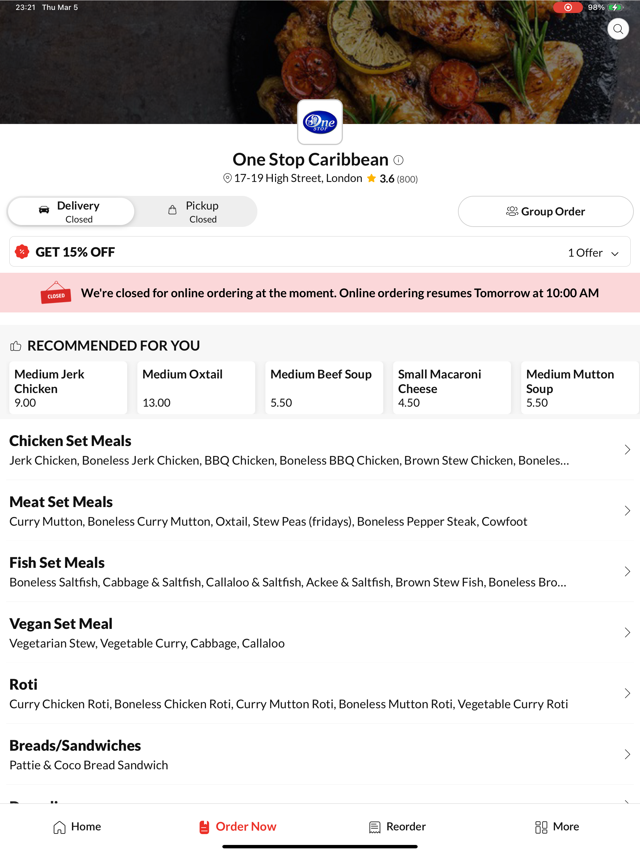 One Stop Caribbean.