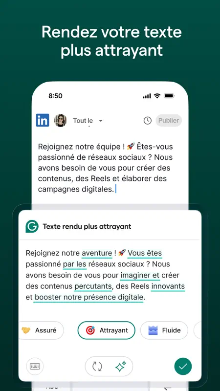 Grammarly: clavier IA & notes screenshot 4 of 10