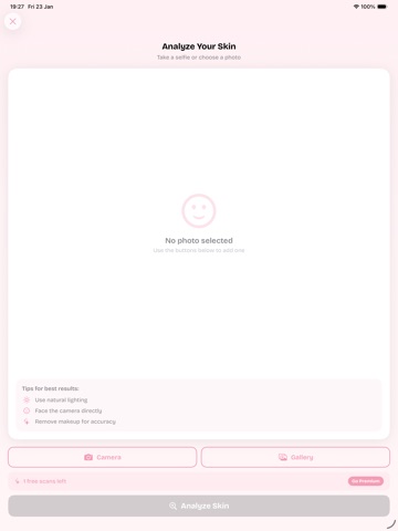 DermaPal: SkinCare Scanner iPad screenshot