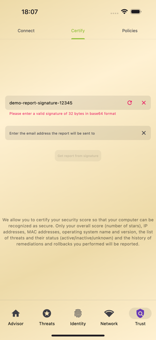 EDAMAME Security Mobile Screenshot 6 of 10