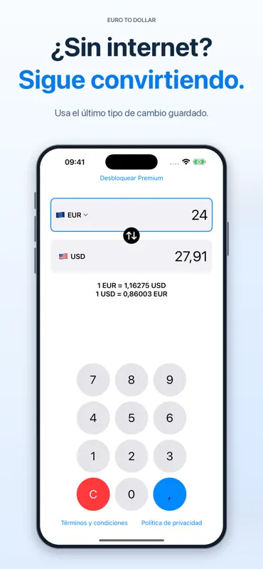 Euros a Dólares screenshot 3 of 4