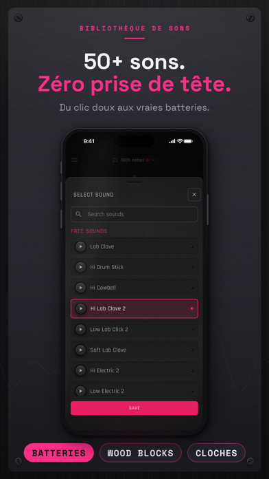Screenshot #3 pour Metronome Lab: Compteur BPM