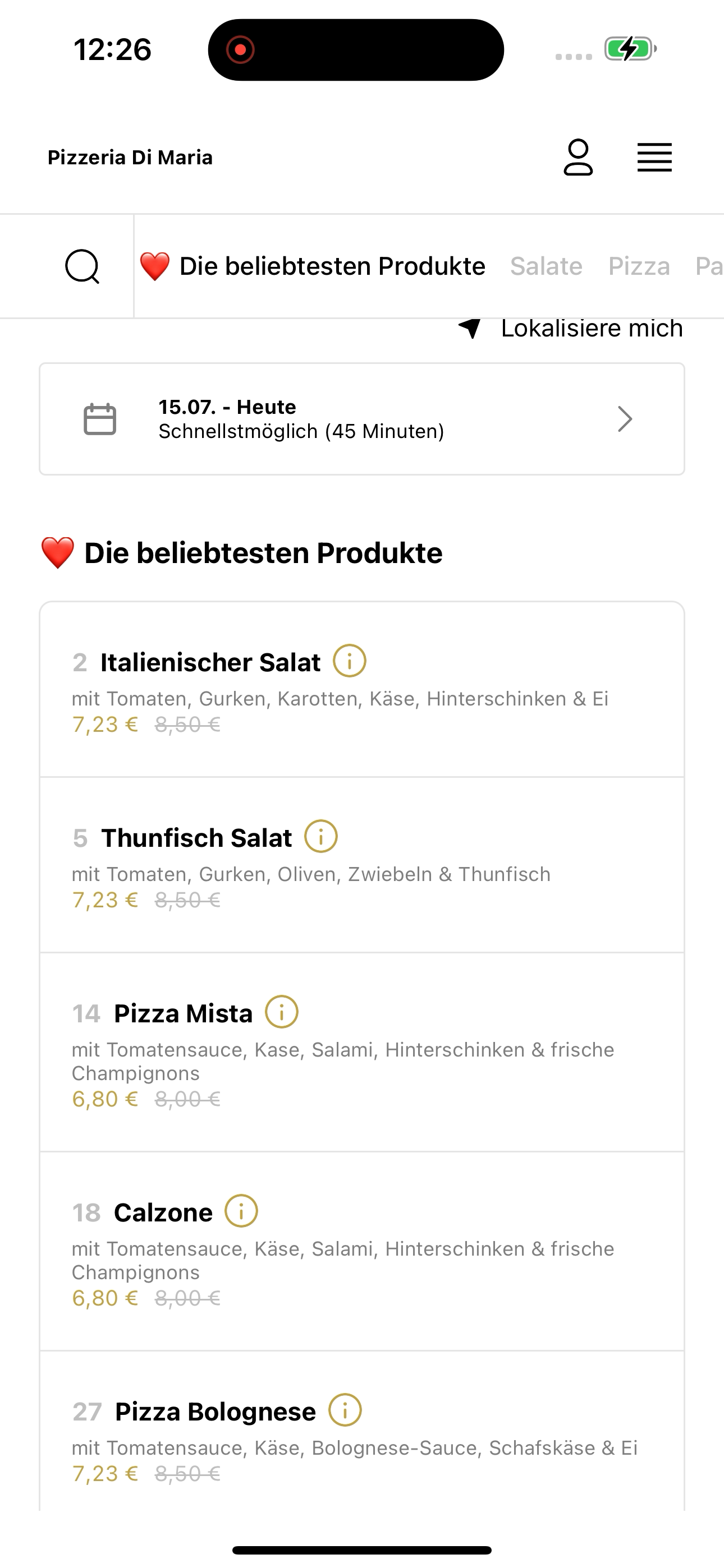 Pizzeria Di Maria screenshot 3