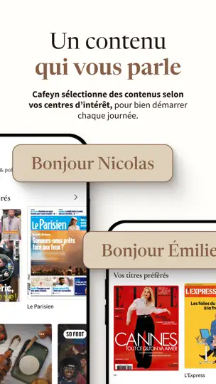 Capture d'écran de Cafeyn - Journaux & Magazines sur iPhone 2