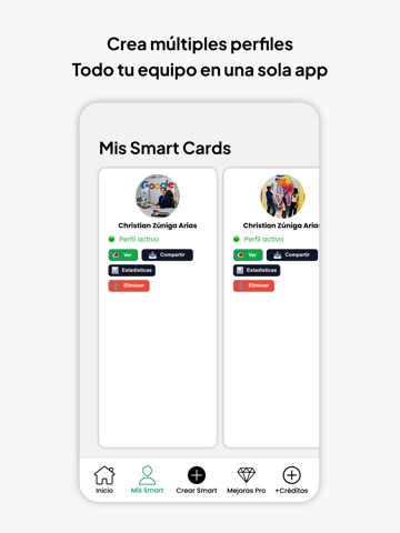SmartCards App iPad screenshot