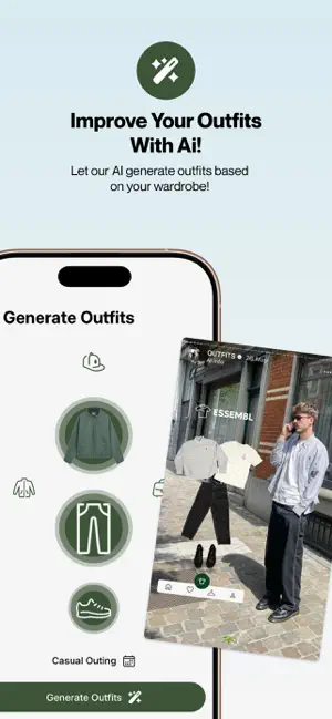 Essembl : AI Styling Assistant iPhone screenshot 1