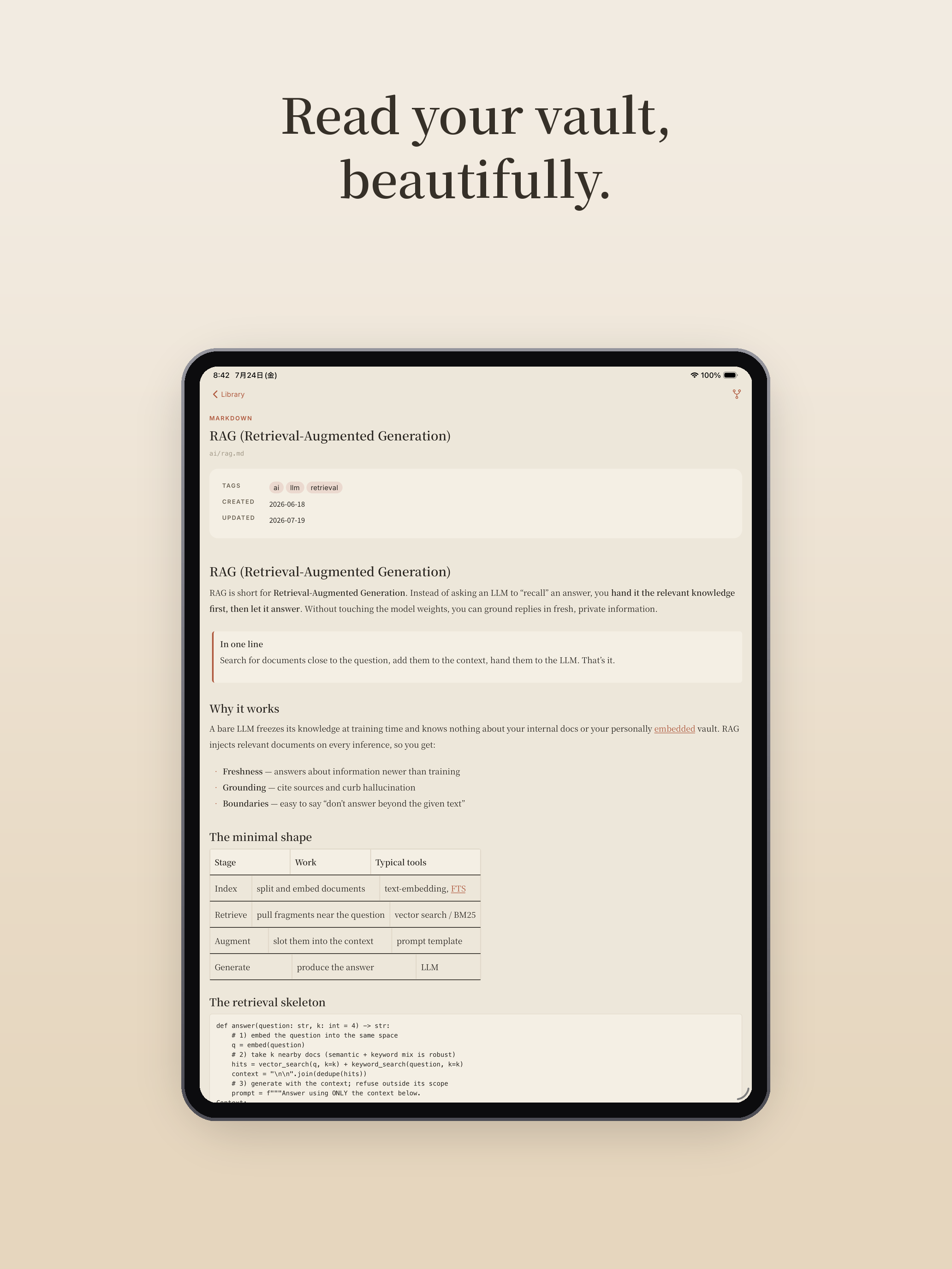 Markdown Reader: Palmory screenshot 5