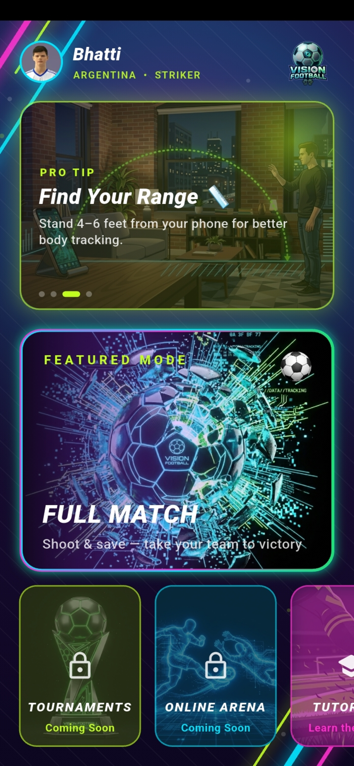 Vision Football - Own The Net! screenshot 3
