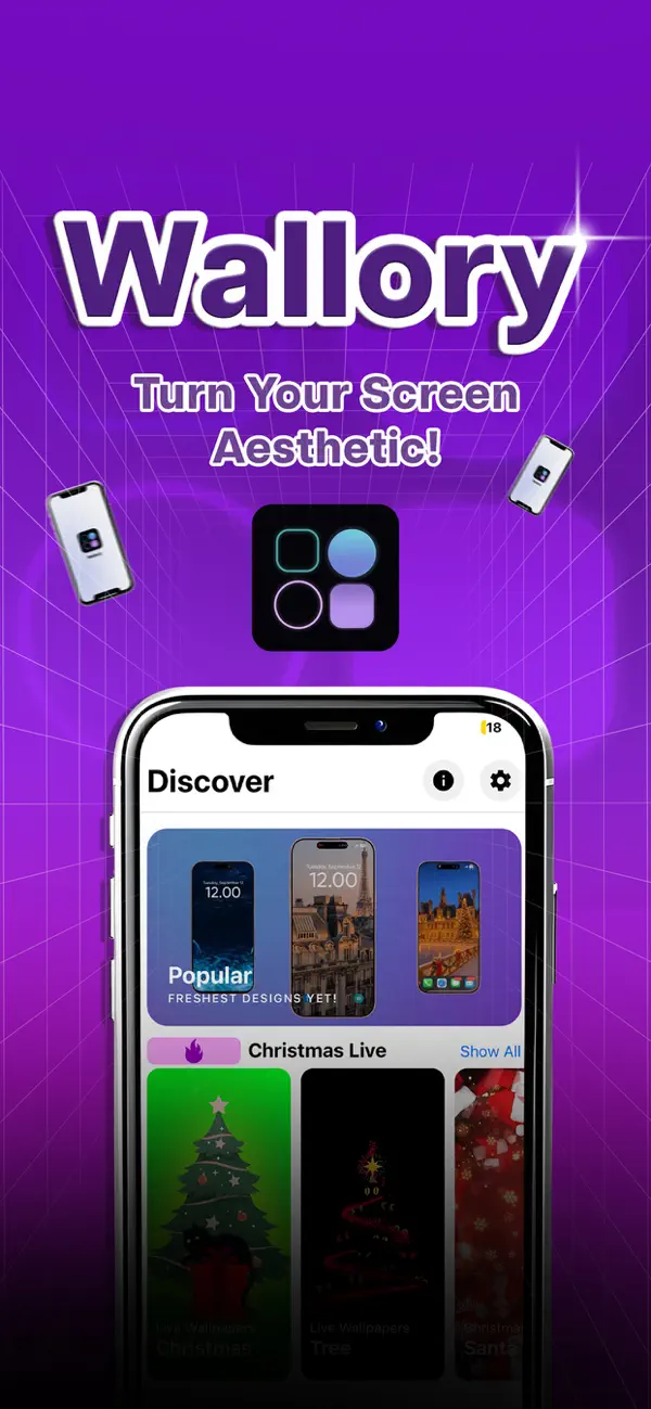 #1. Widget & Icon Themes - Wallory (iOS) 由: Nanbis Inc.