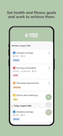 MAMIAN Fitness screenshot
