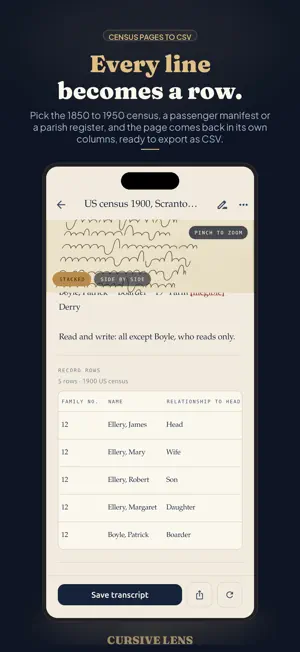 Cursive Lens: Old Handwriting screenshot 2