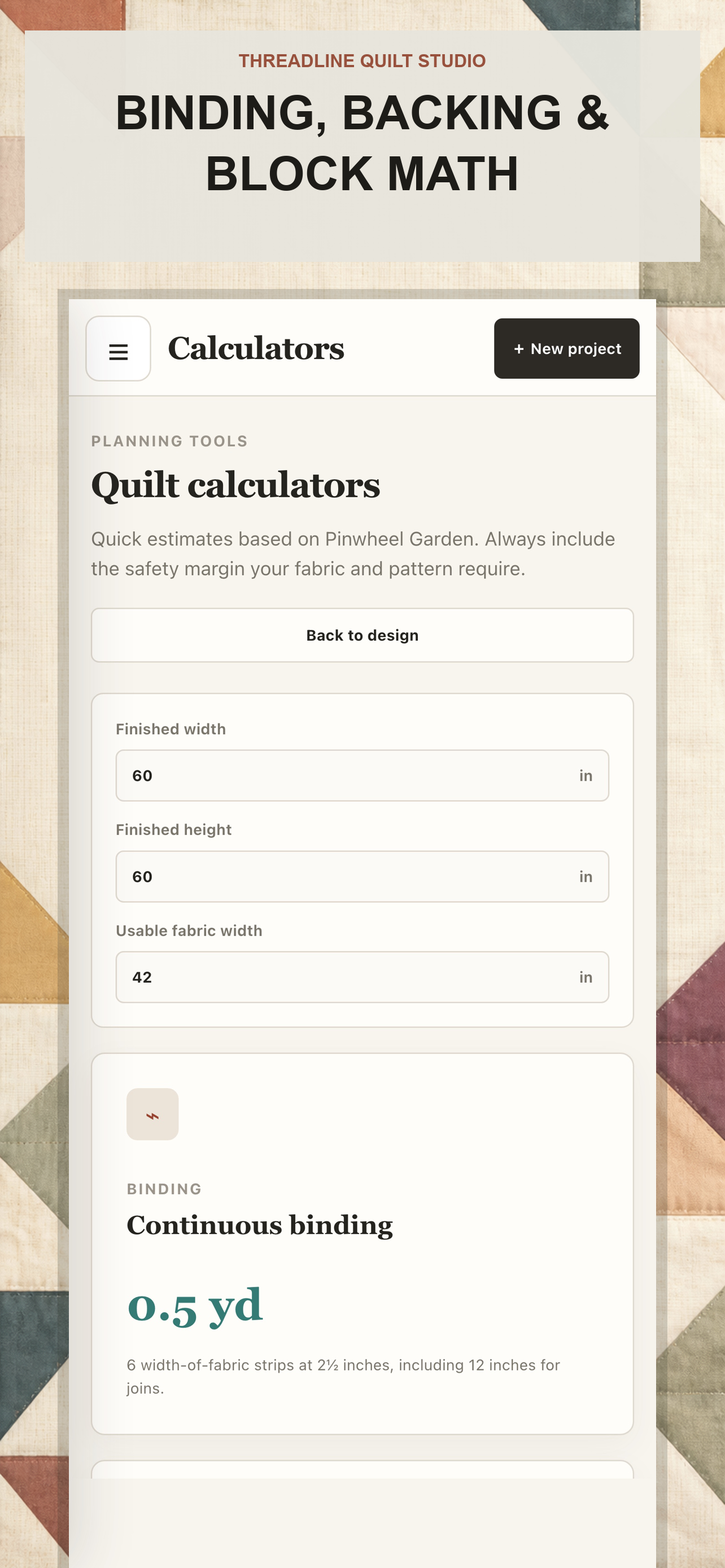 Threadline: Quilt Planner screenshot 5