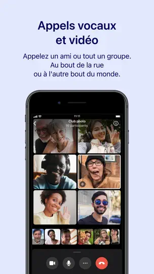 Capture d'écran de Signal - Messagerie Privée sur iPhone 3
