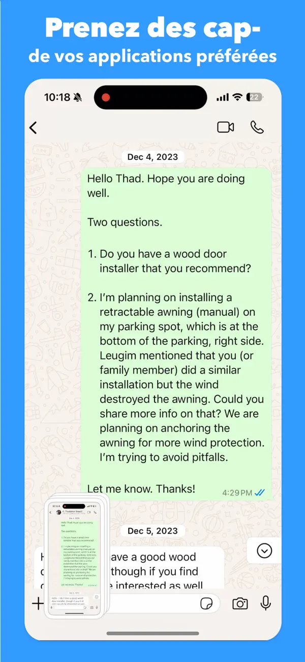 Screenshot #2 pour Exporter les messages en PDF