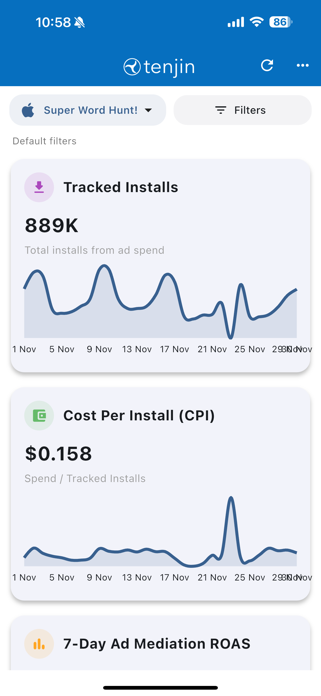 Tenjin Reports Screenshot 2 of 6