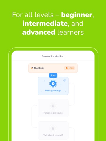 BeFluent - Real Russian iPad screenshot