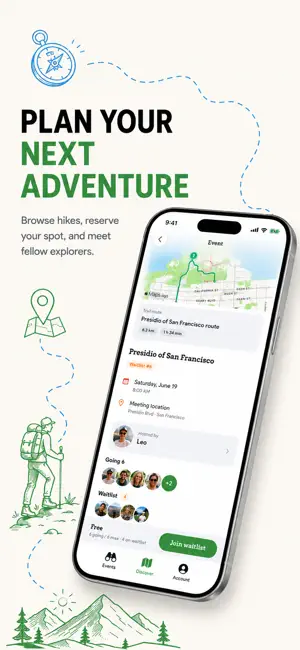 Lost Trail - social hiking screenshot 2