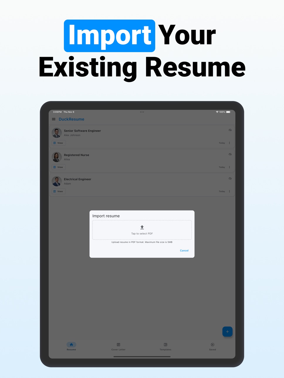 iPad screenshot