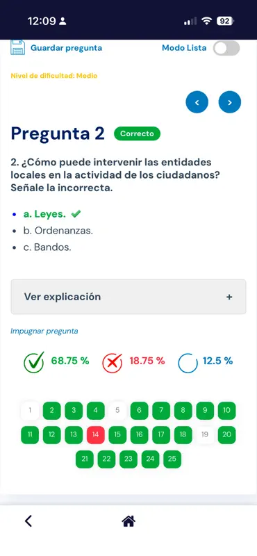 Test Policía Municipal Madrid screenshot 7 of 9
