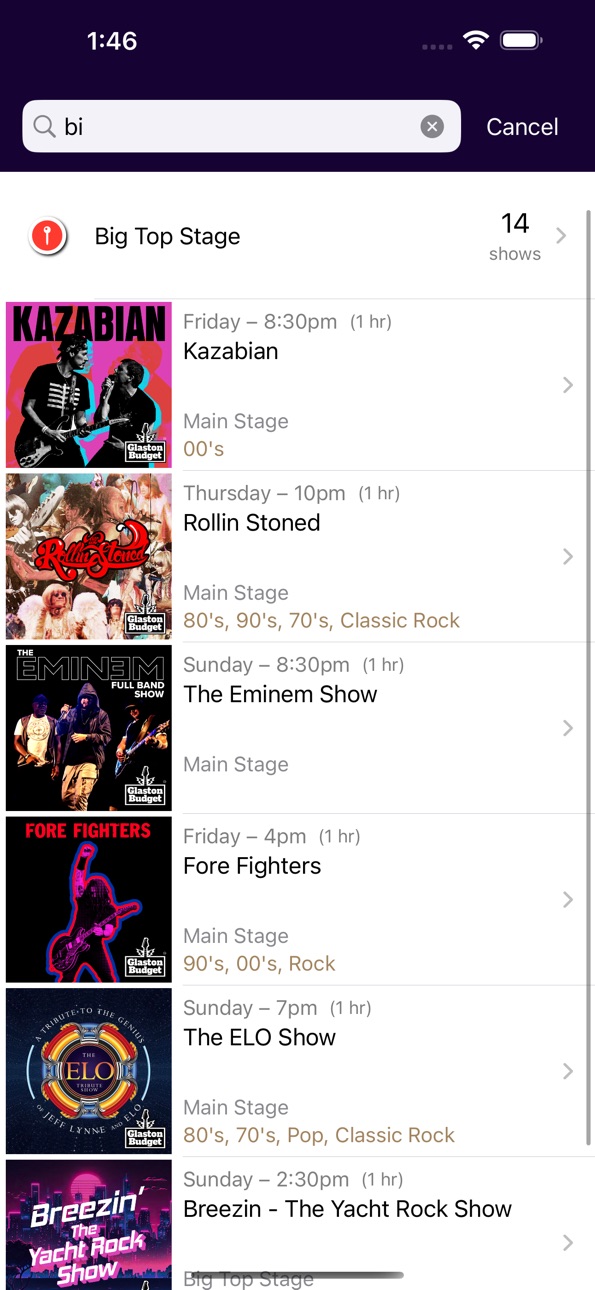 iPhone screenshot