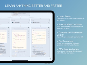 Thoughtflow - AI Chat iPad screenshot