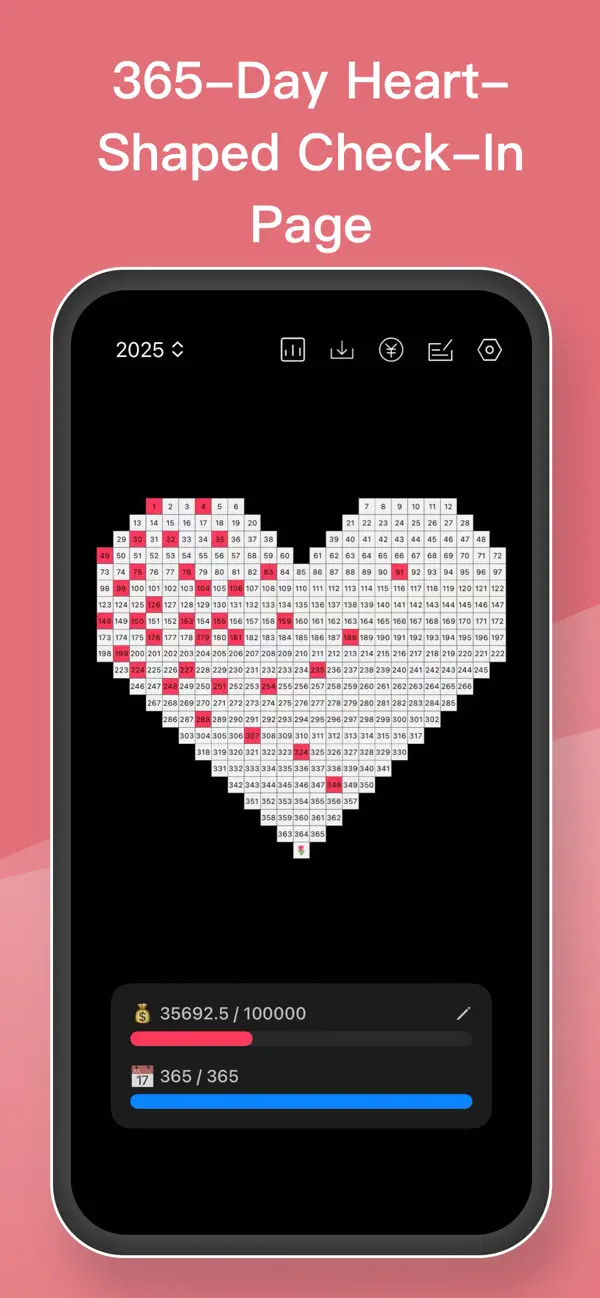 Screenshot #1 pour Love Money: Save money tracker