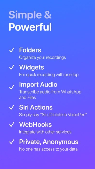 AI Note Taker – VoicePen Screenshot