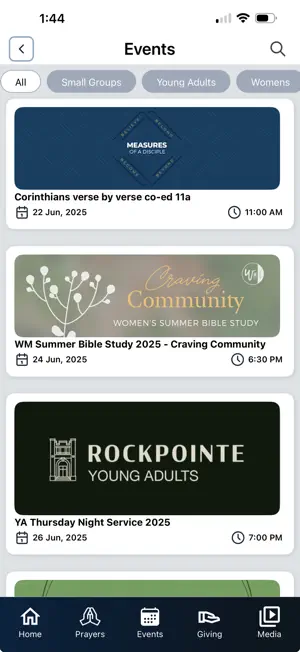 RockPointe Church App screenshot 3