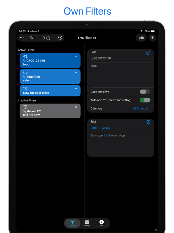 SMS FilterPro
