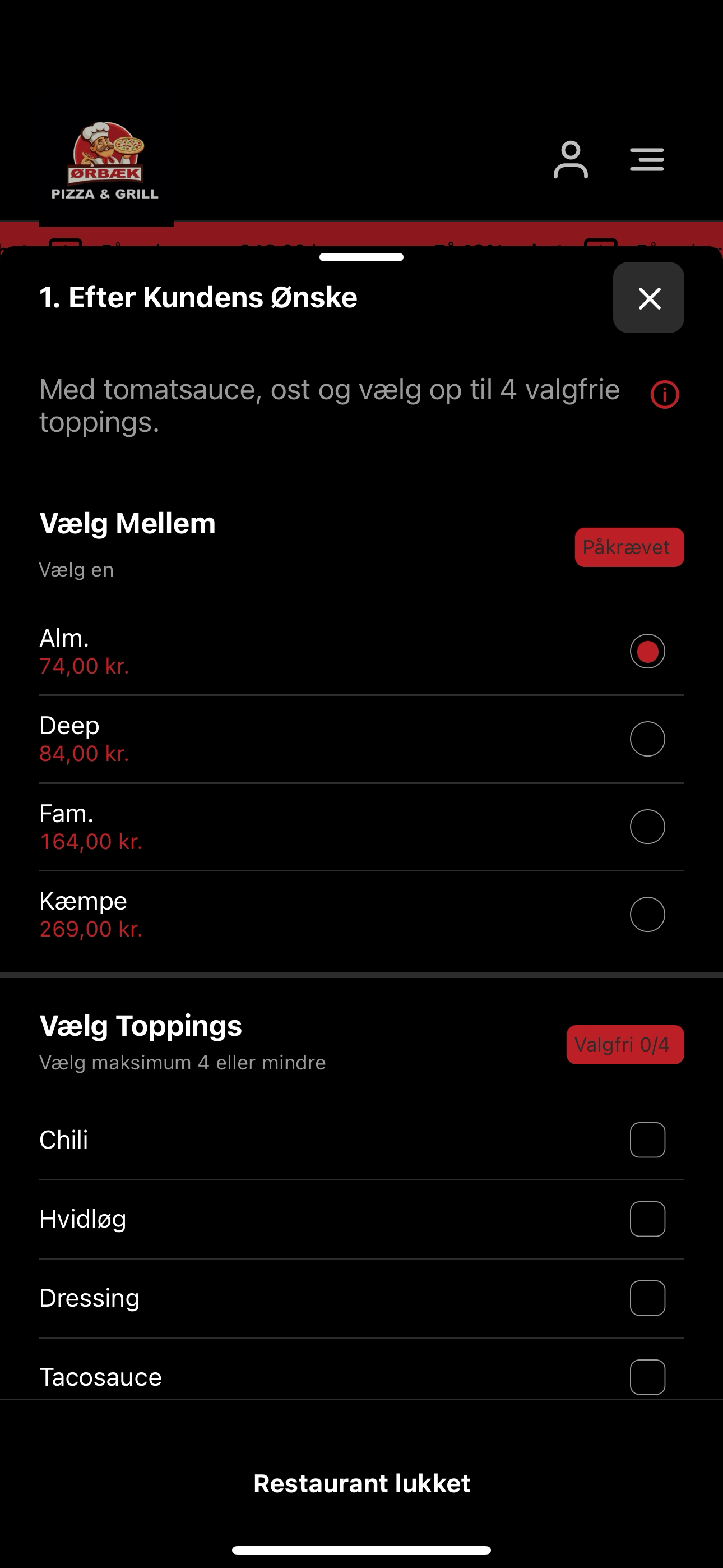 Ørbæk Pizza & Grill