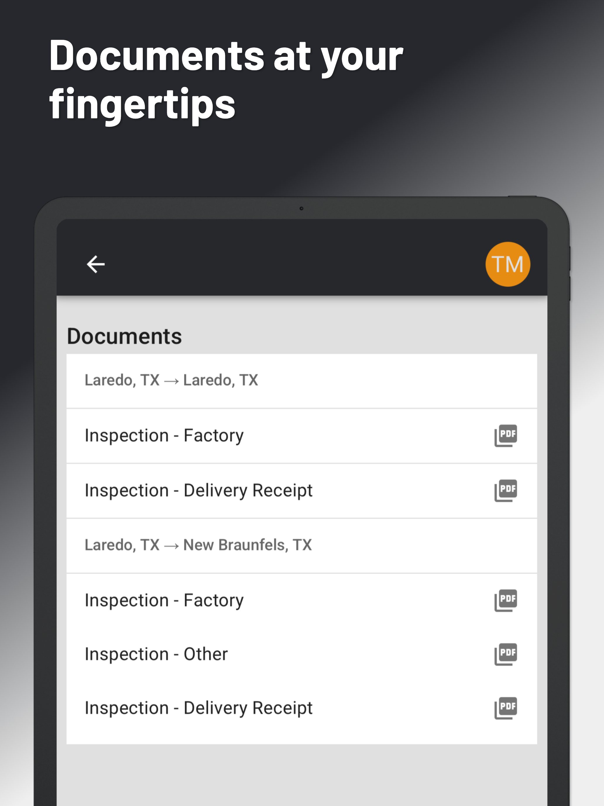 TruckMovers Touch