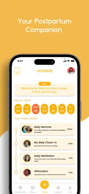 Momme: Daily Postpartum Care screenshot 1