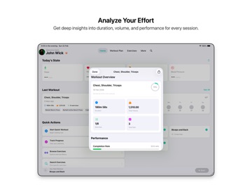 Repbase: Workout Log & Lifting iPad screenshot