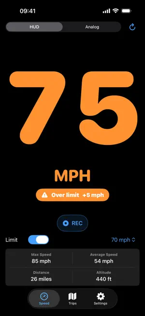 Speedometer GPS Speed Trackers screenshot 2