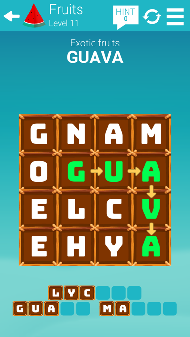 Word Swipe Grids Game Screenshot