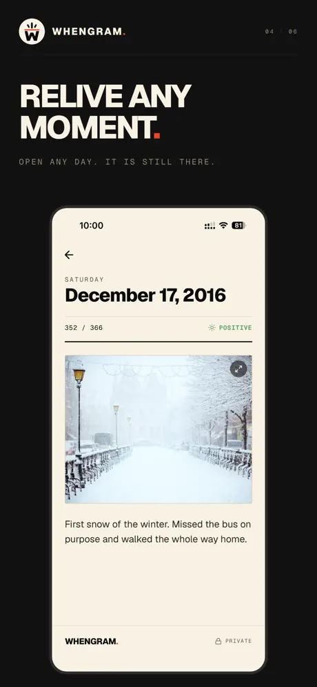 Whengram screenshot 4